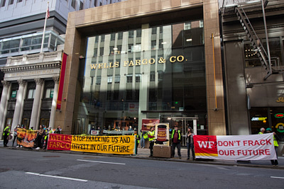 Climate Activists Occupy Wells Fargo Global Headquarters:April 25, 2022